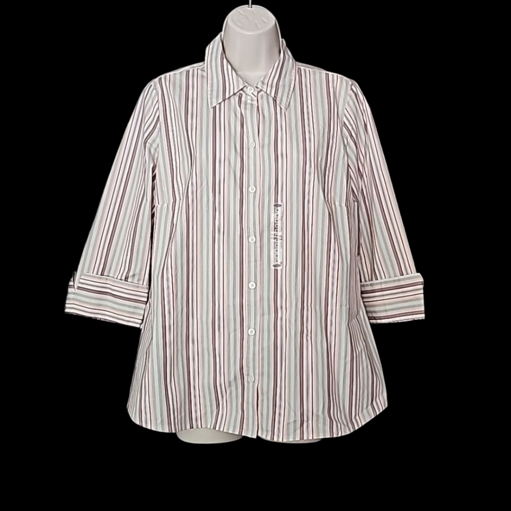 Maternity shirt multicolor striped Size Medium Old Navy